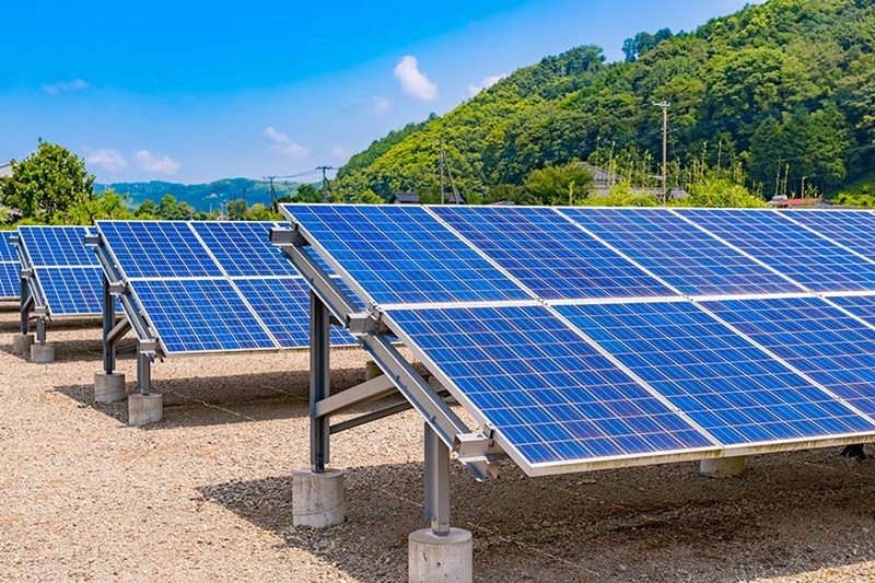 太陽光発電の設置例