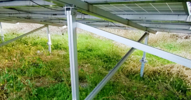 太陽光発電システムの架台